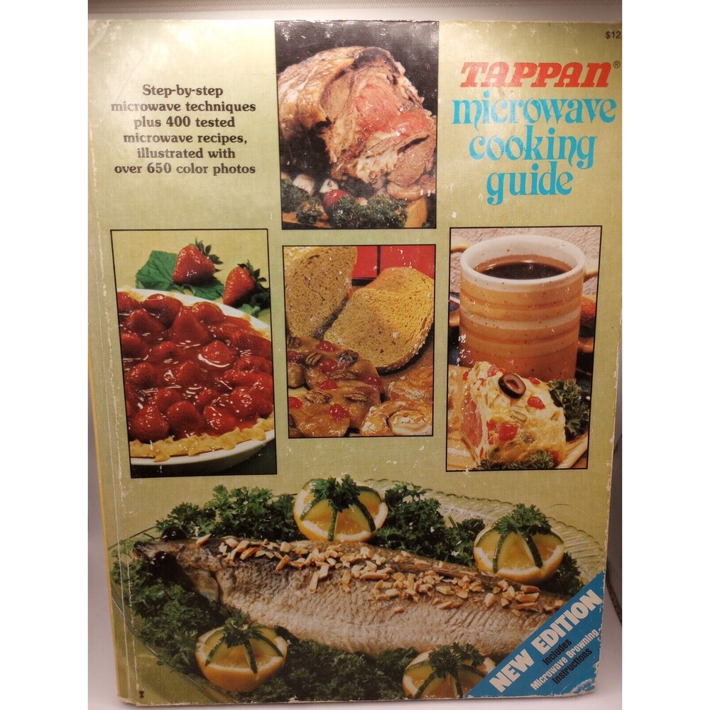 Vintage VTG 1979 Tappan Microwave Cooking Guide Cookbook FUDGE SNACKS MEALS